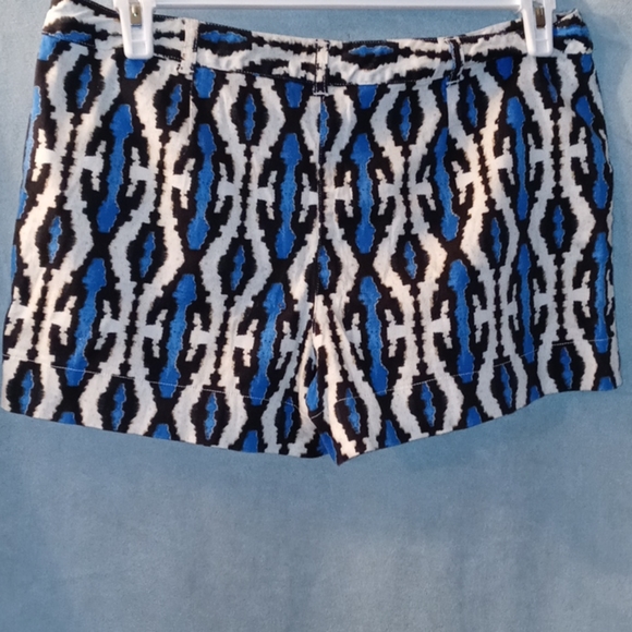 Nicole Miller patterned shorts blue - Picture 4 of 5